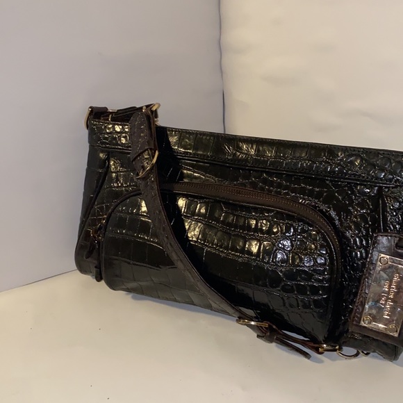 Charles David Vintage  Genuine Leather Purse | Alligator print - Picture 6 of 9